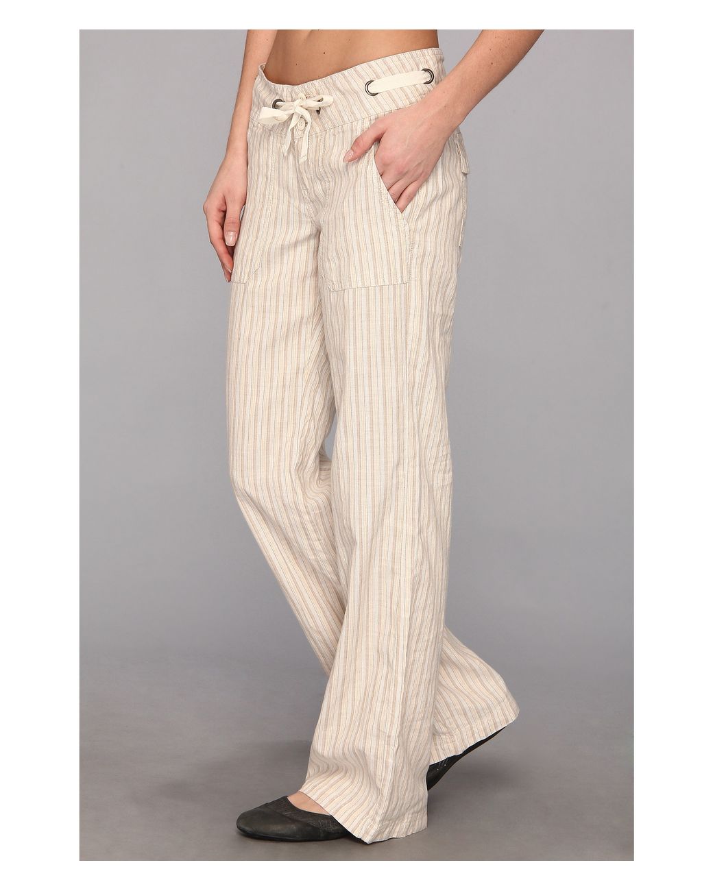 Prana Cotton Steph Pant in Stone (White 