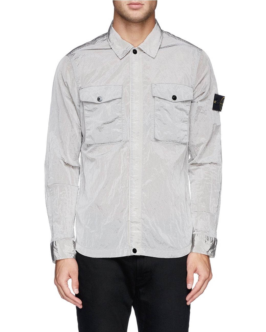 Stone Island Nylon Metal Shirt in Grey 