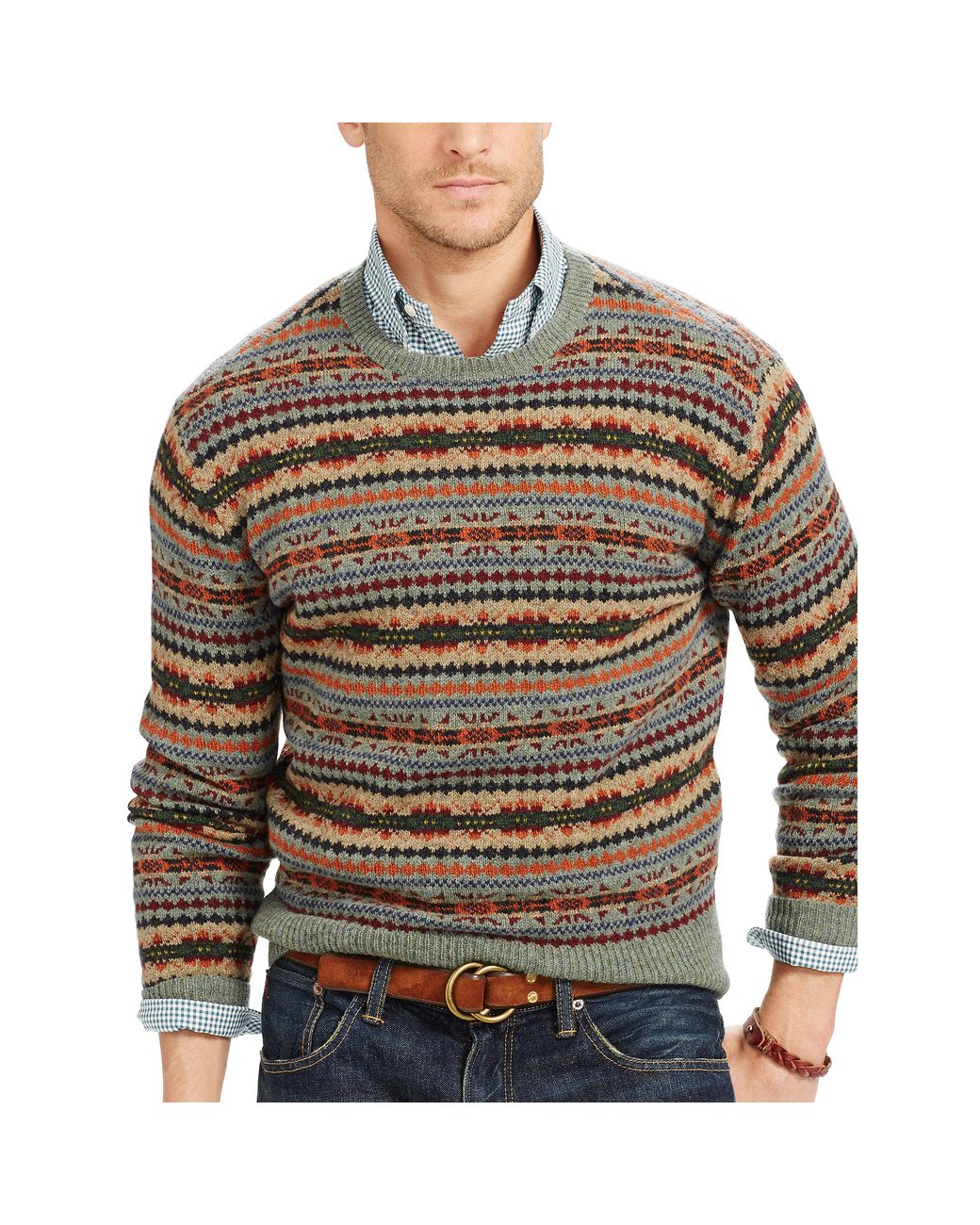 Polo Ralph Lauren Fair Isle Merino Wool Sweater for Men | Lyst