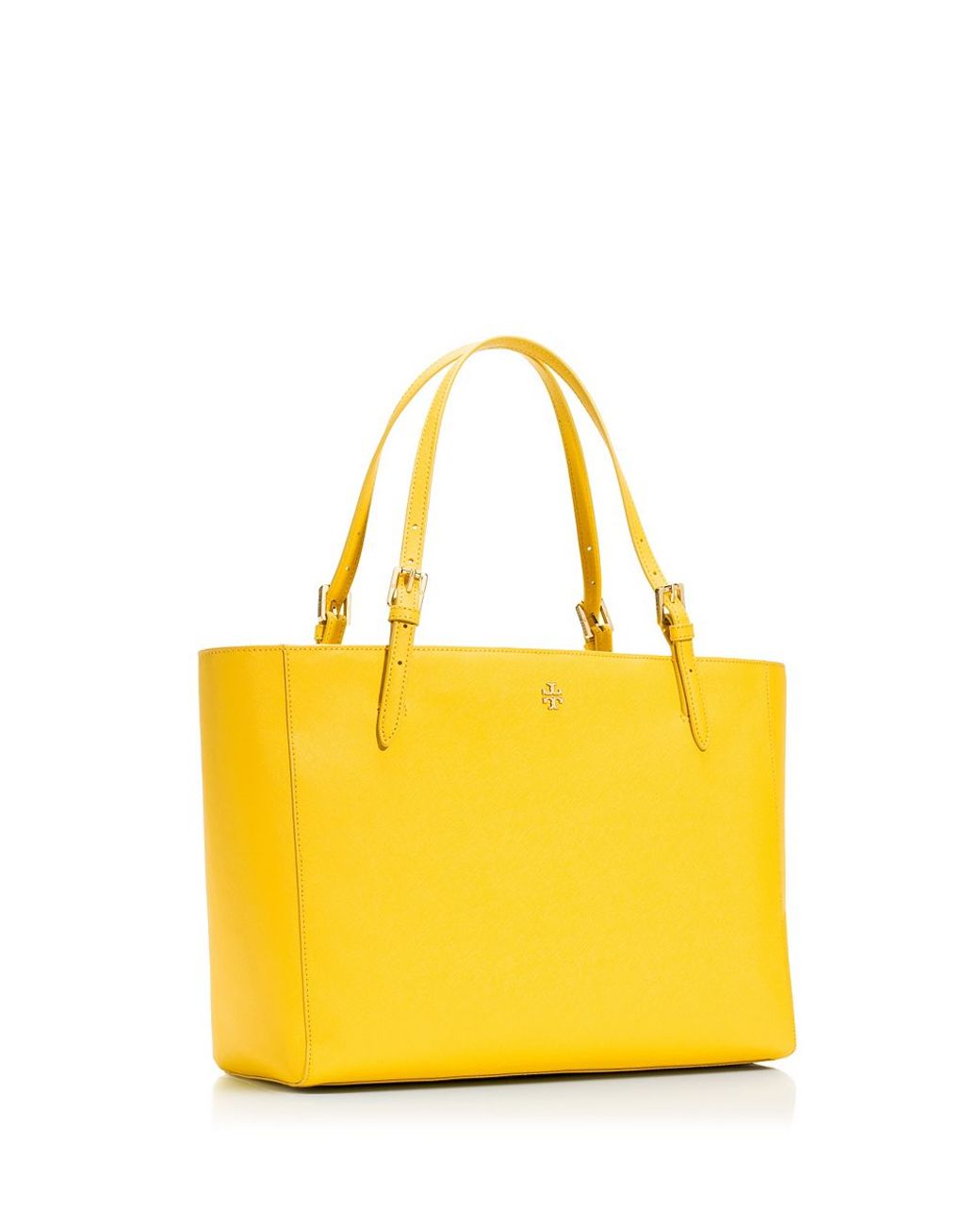 Tory Burch York Buckle Tote in Yellow | Lyst