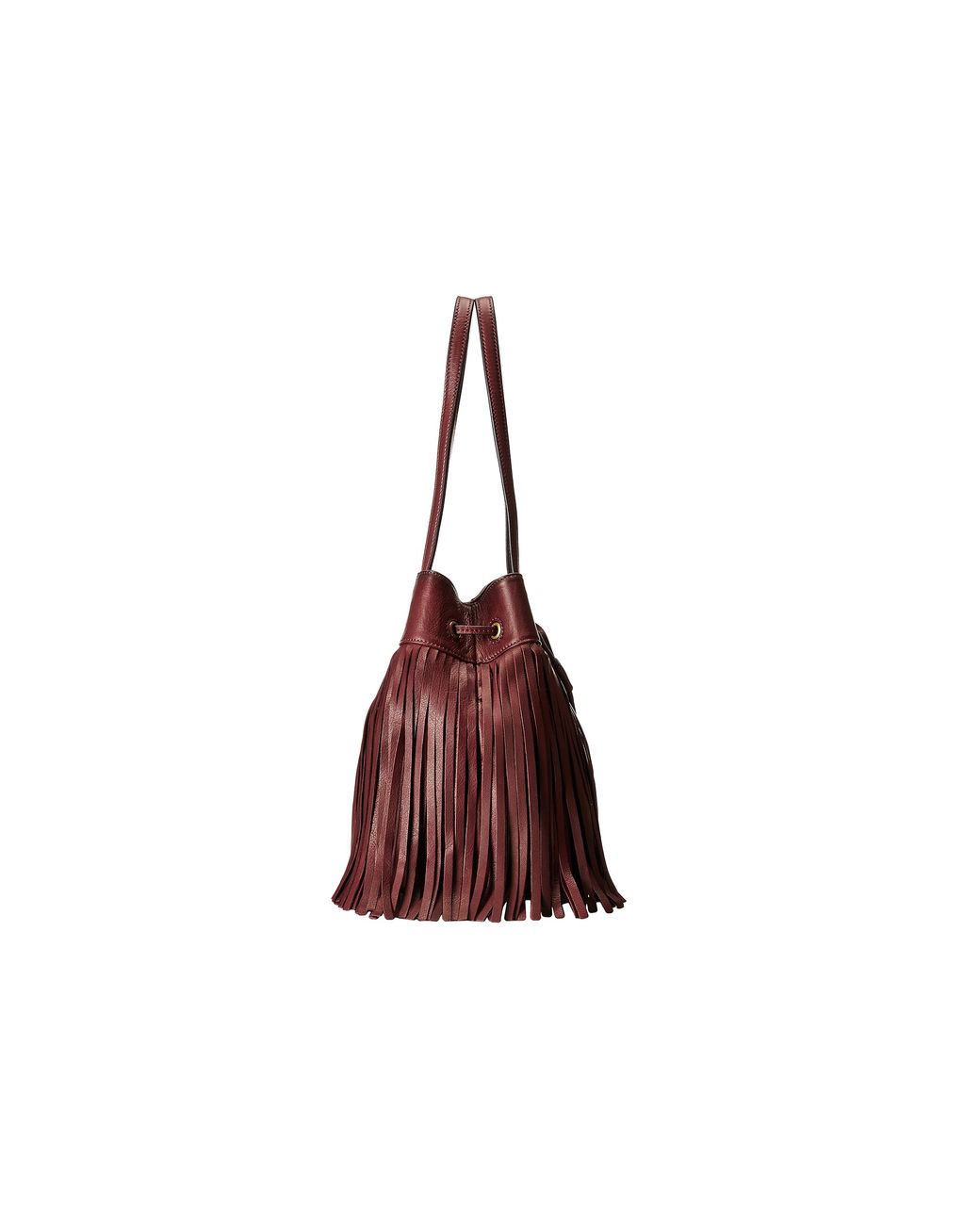 Frye Heidi Fringe Bucket in Purple Lyst