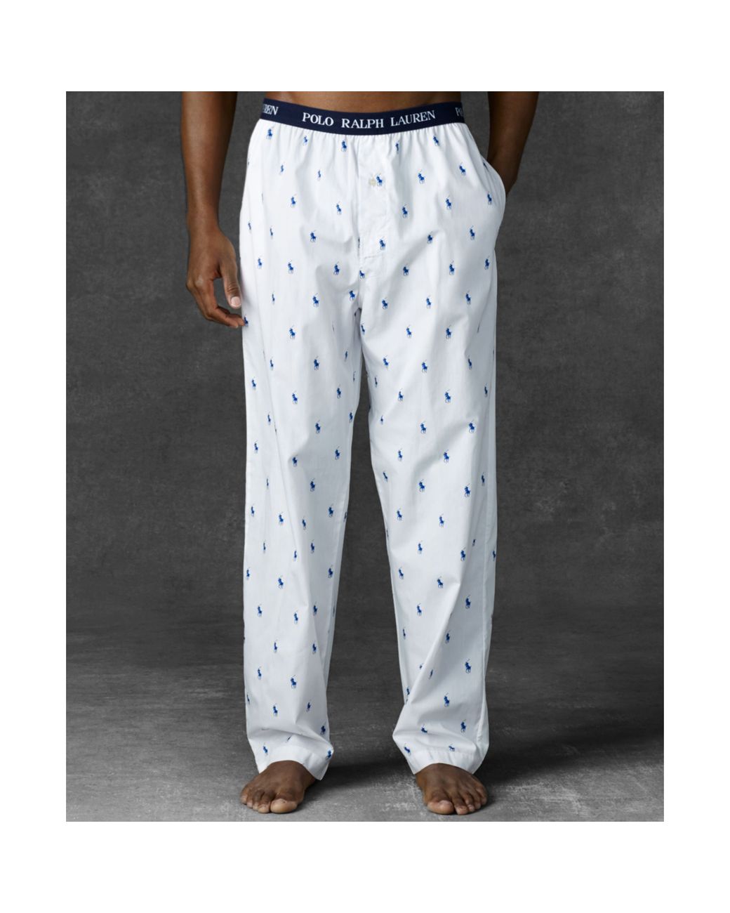 Ralph Lauren Polo Mens Polo Player Pants in White for Men | Lyst