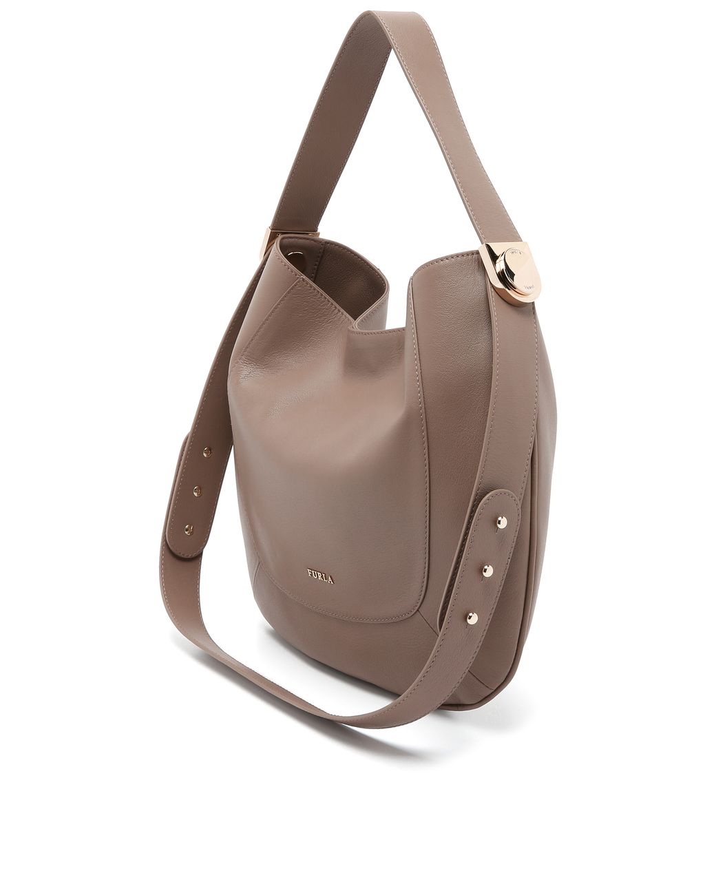 Furla Luna Hobo Bag in Brown | Lyst