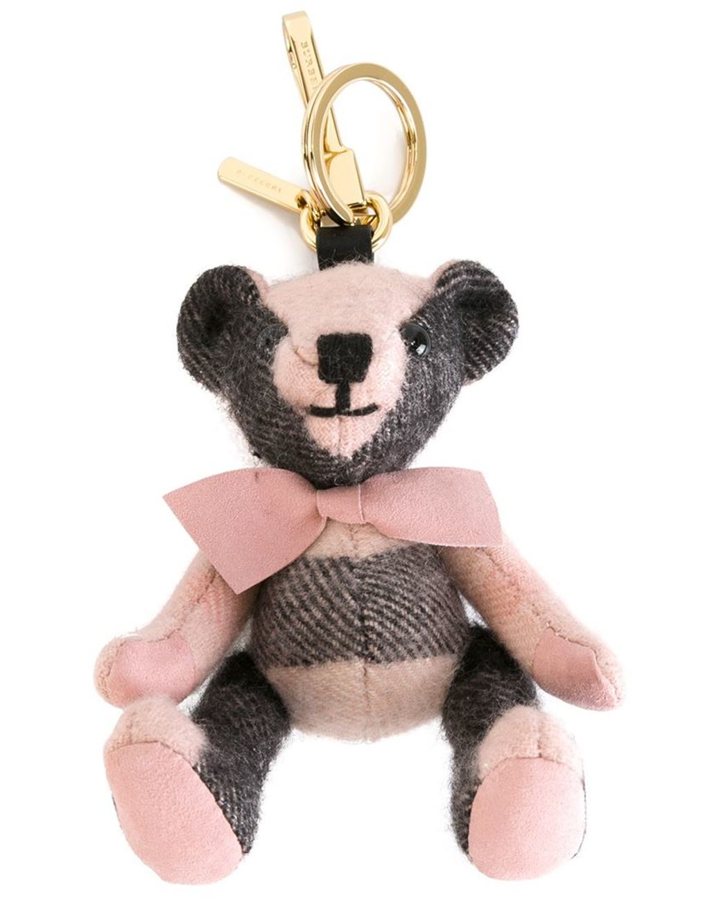 Burberry Cashmere 'thomas' Bear Keyring in Pink & Purple (Pink) | Lyst
