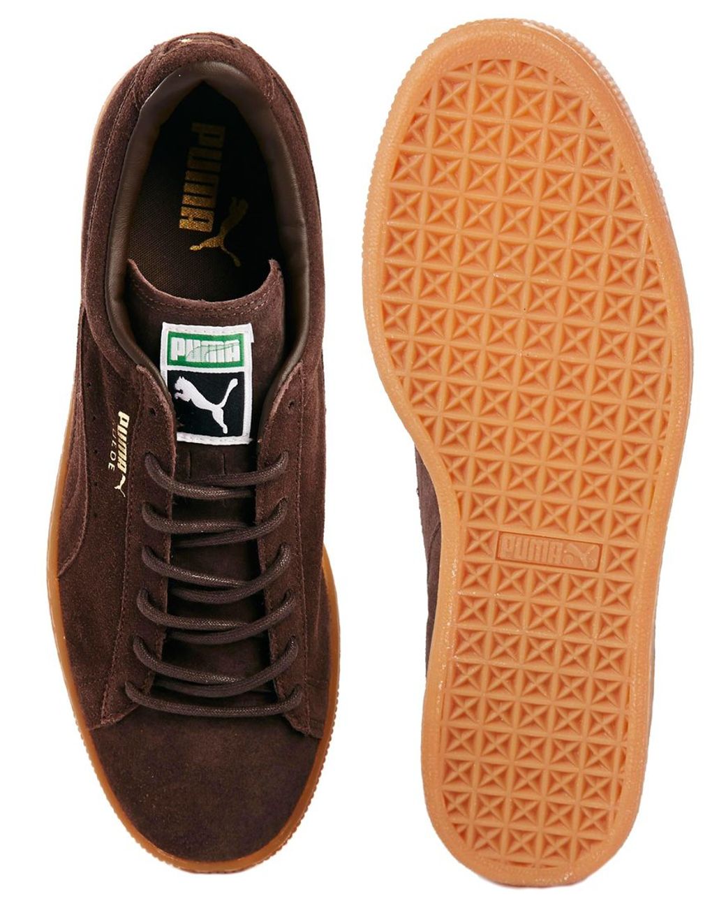 PUMA Trainers Suede Classic in Brown for Men | Lyst