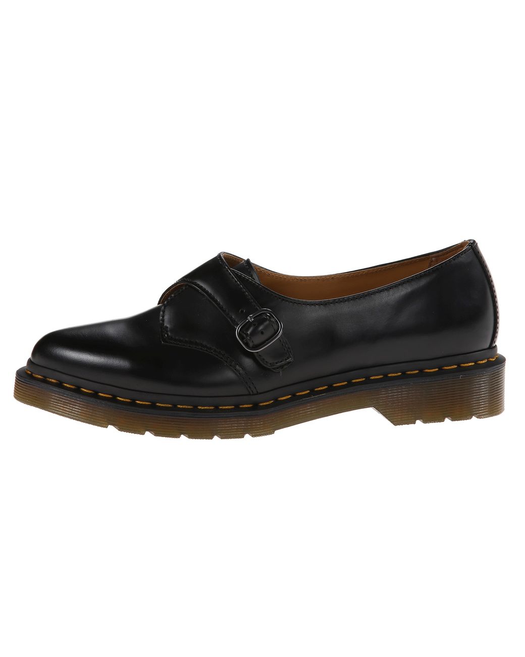 Dr. Martens Agnes Pointed Monk in Black Lyst