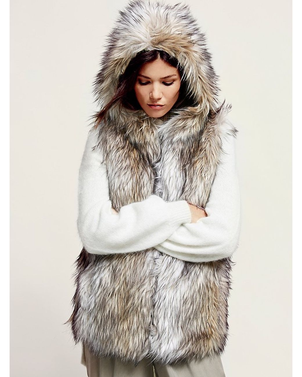 Free people hotsell fur vest