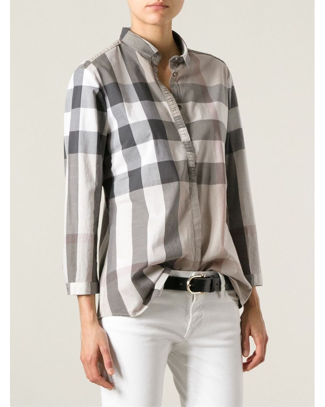 Burberry brit check shirt new arrivals