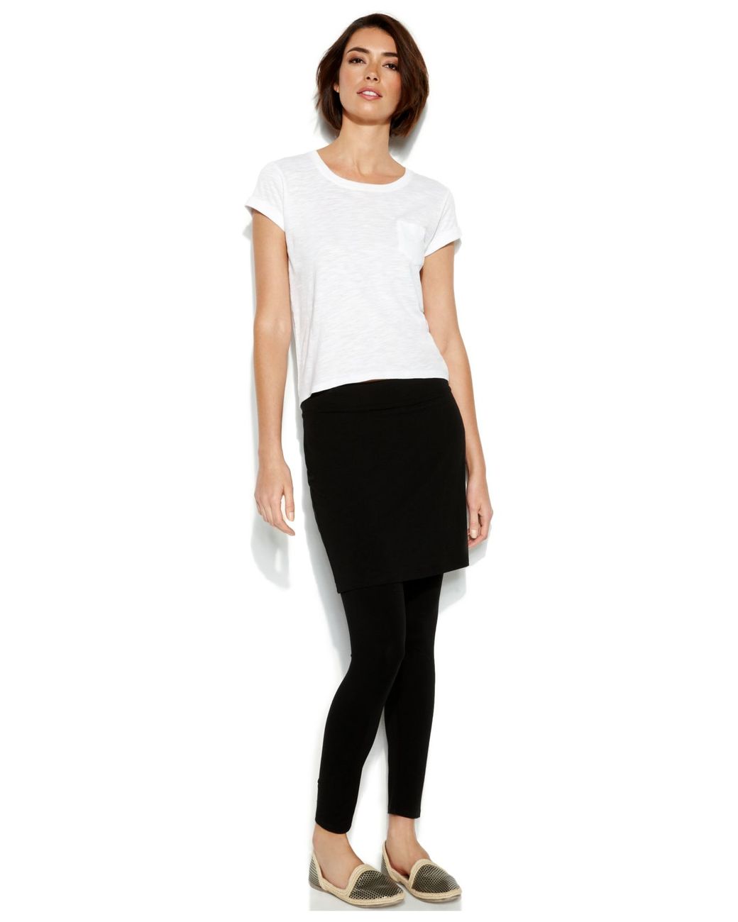 Macy's Eileen Fisher Skirted Leggings