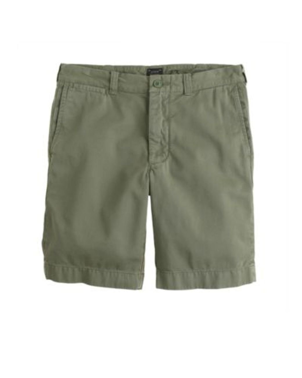 J.Crew 9" Stanton Short In Garment-dyed Cotton in Green for Men | Lyst