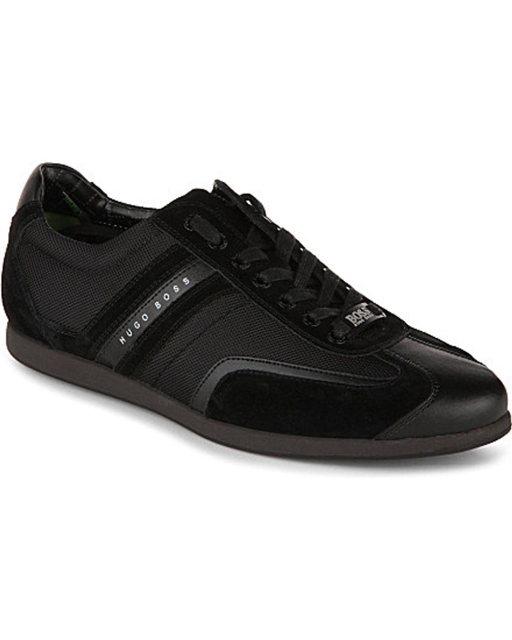 BOSS by HUGO BOSS Stiven Trainers in Black for Men | Lyst UK