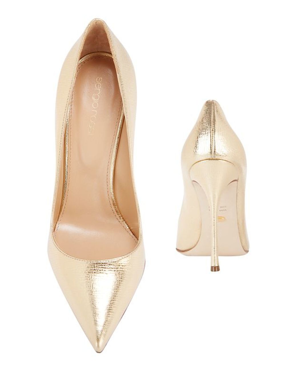 Sergio Rossi Godiva Shiny Metallic 
