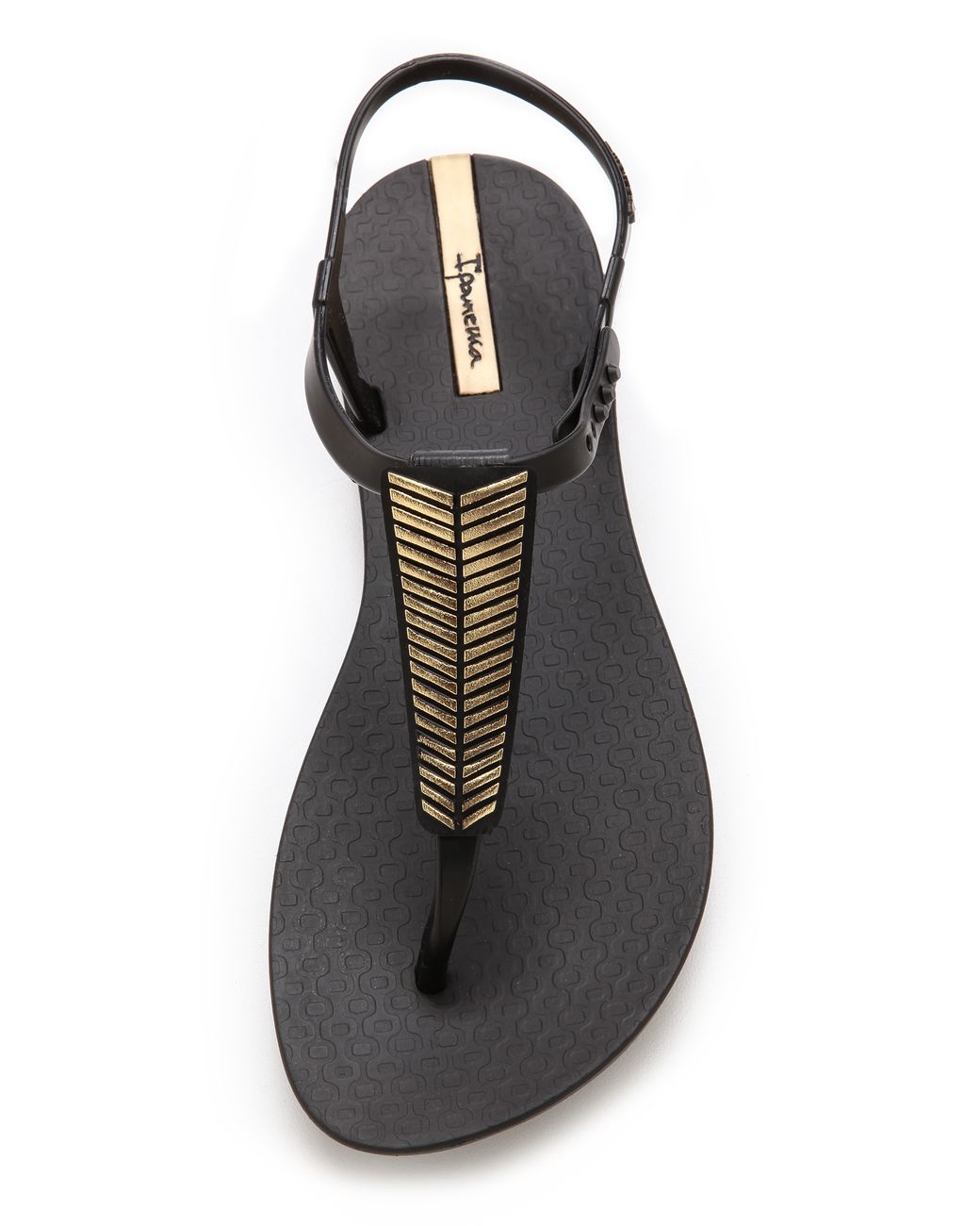 Ipanema Eva Sandals Rose Gold in Black Lyst