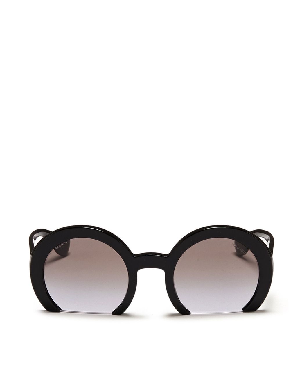 Miu miu hotsell half frame sunglasses