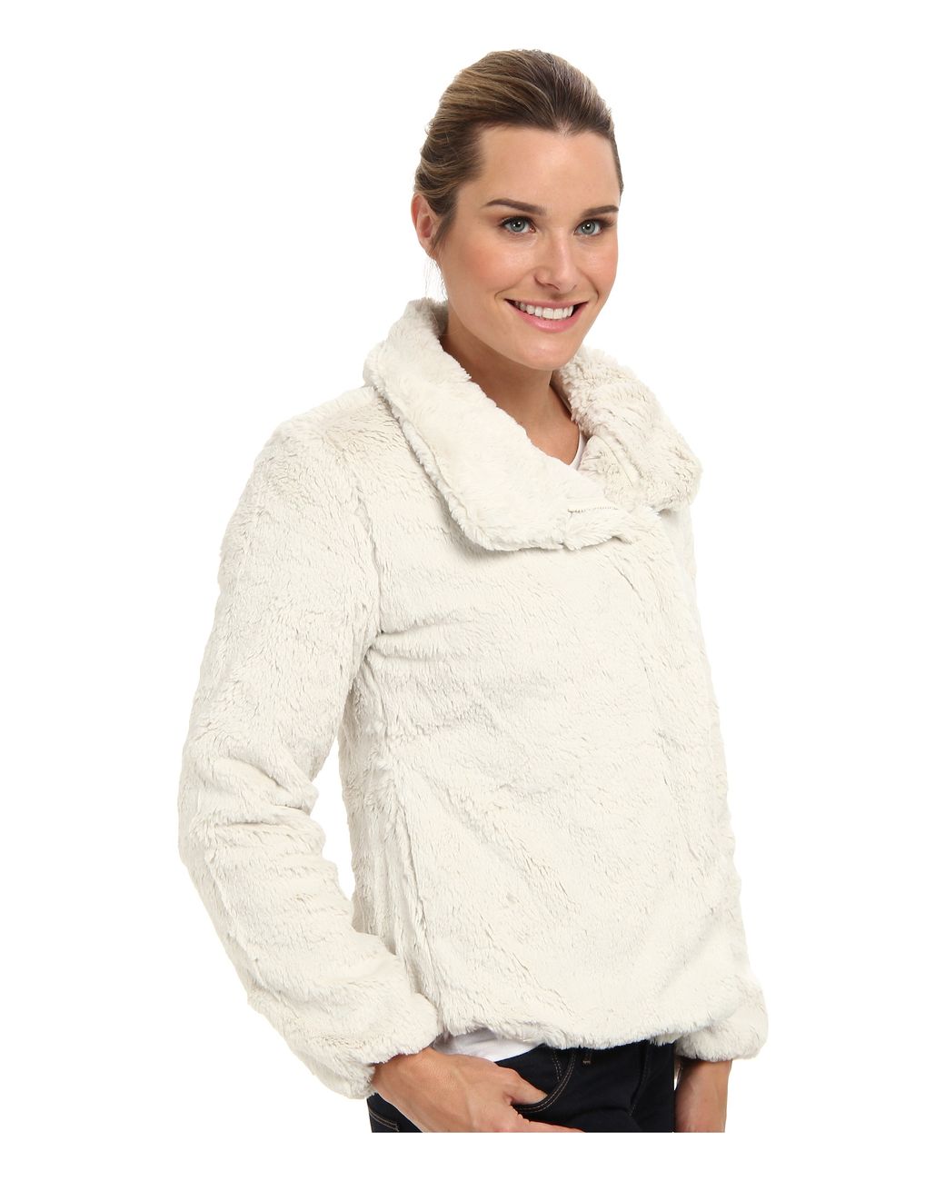 Patagonia Pelage Fleece Jacket in White 