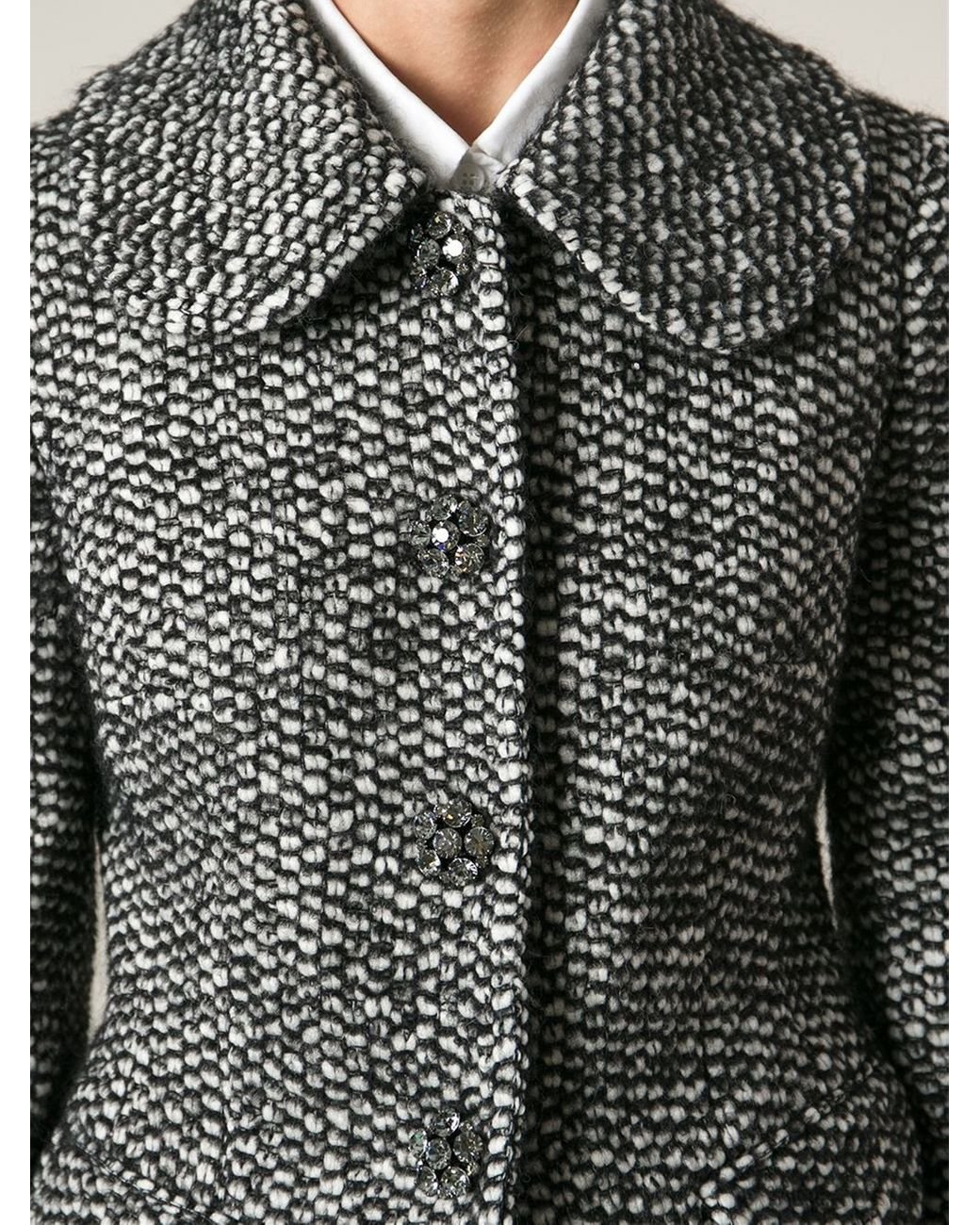 Dolce gabbana top tweed jacket