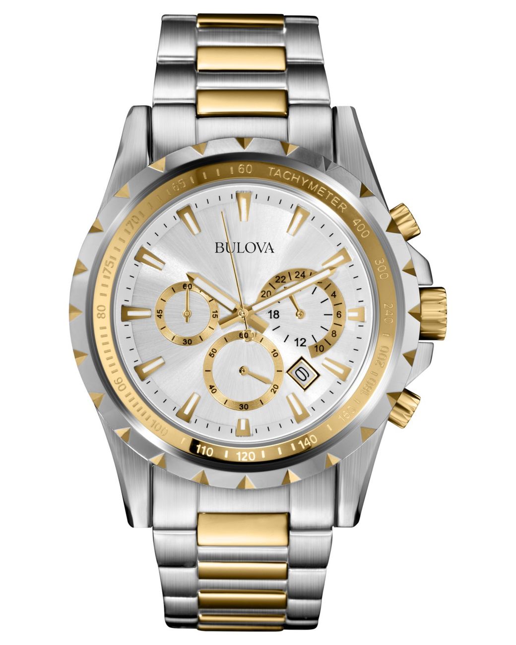 Bulova men's two tone watch hotsell
