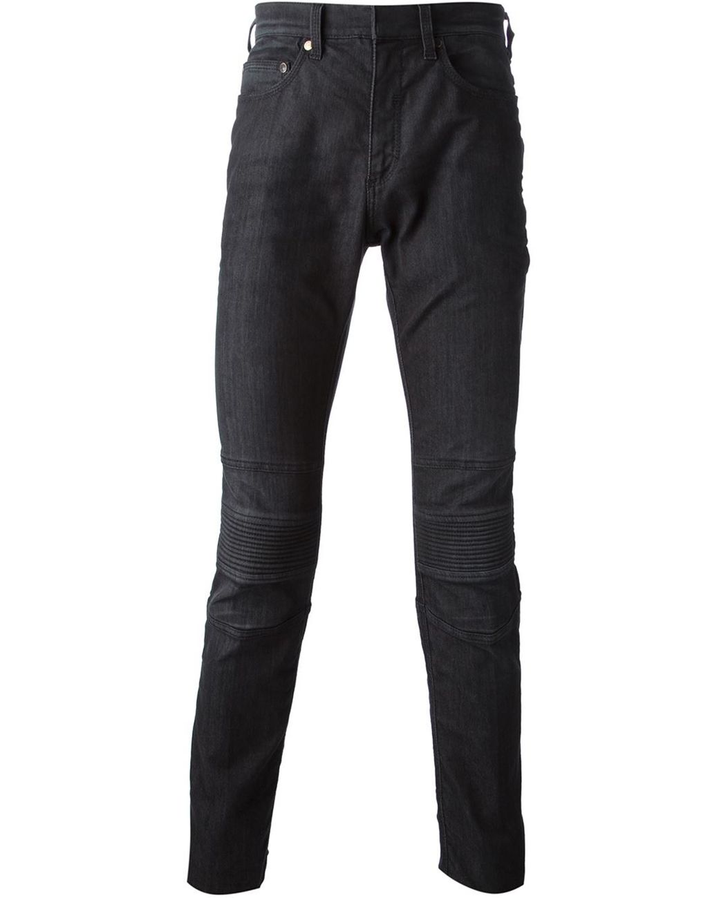 Neil Barrett Padded Knee Skinny Jeans 