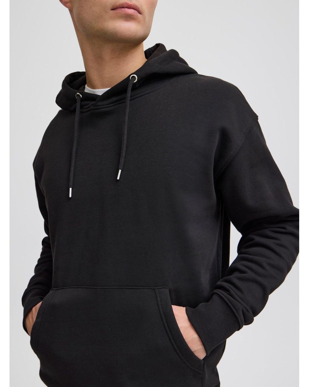 Solid Sweatshirt Lenz in Black für Herren