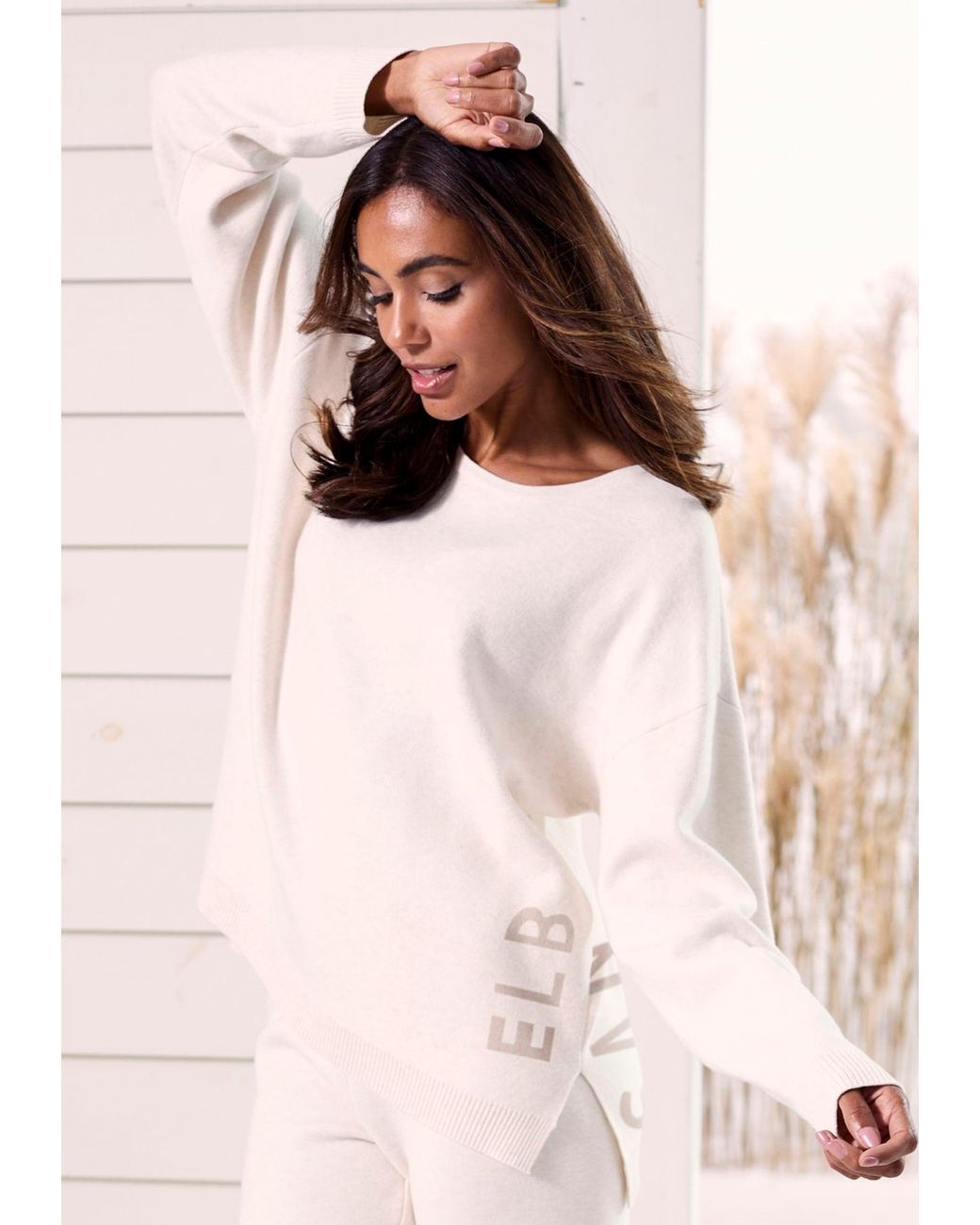 Elbsand White Pullover