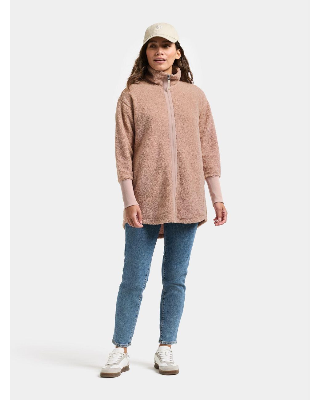 Didriksons Pink Fleecejacke Tola