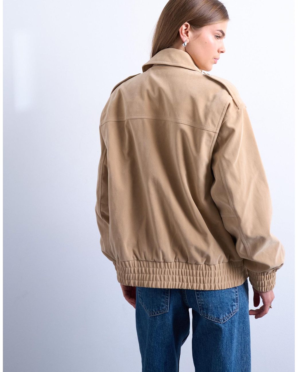 TOPSHOP Blue Jacke Evelyn