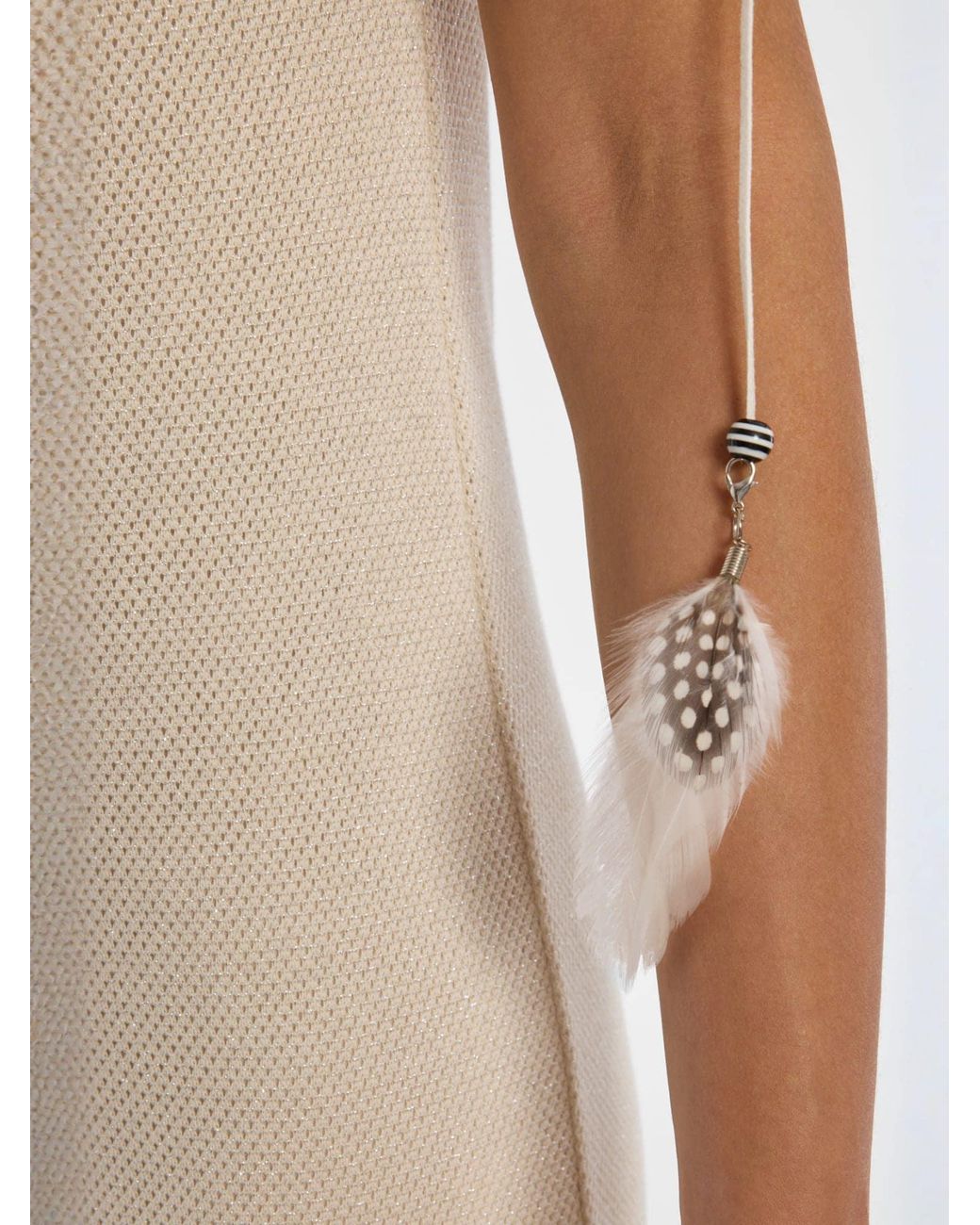 Ana Alcazar White Kleid Danie