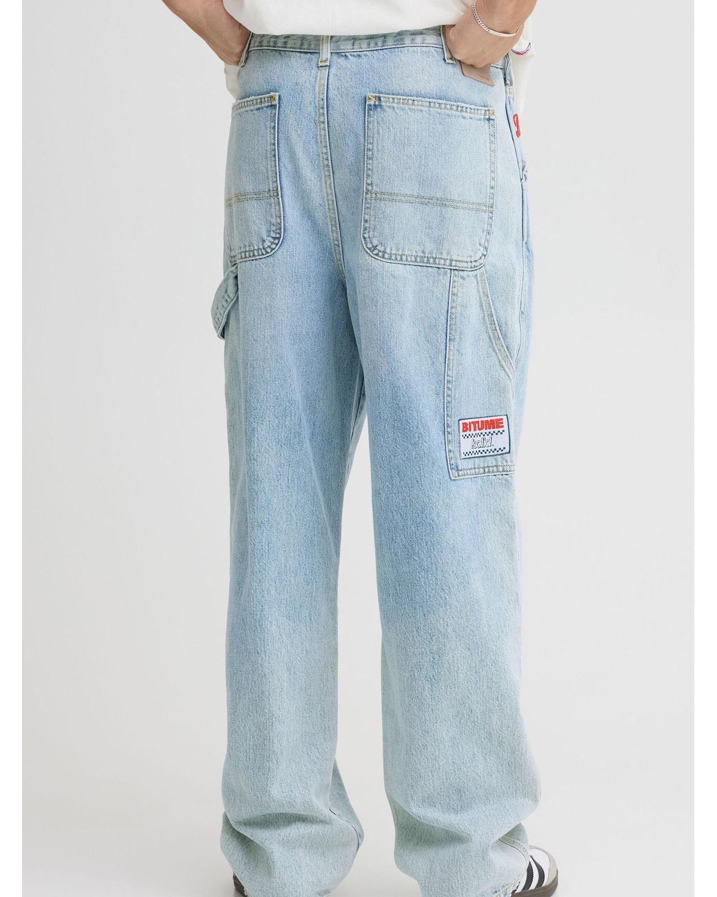 Solid Relax-Fit-Jeans Sdmason Carpenter in Blue für Herren