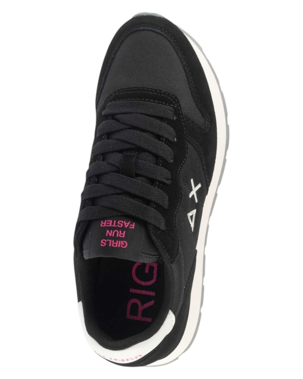 Sun 68 Black Sneaker Low Ally Solid