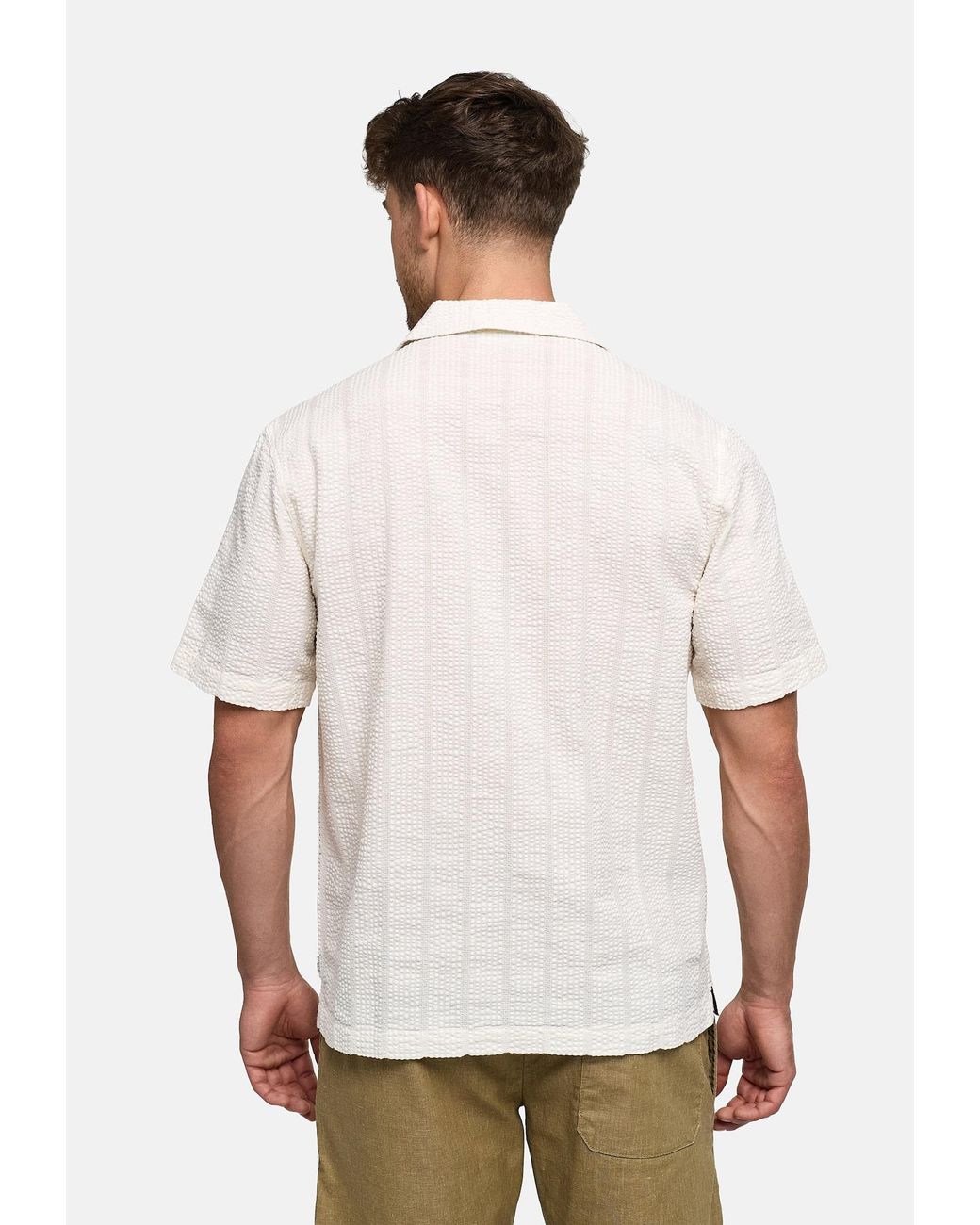 INDICODE Hemd Inwallz in White für Herren