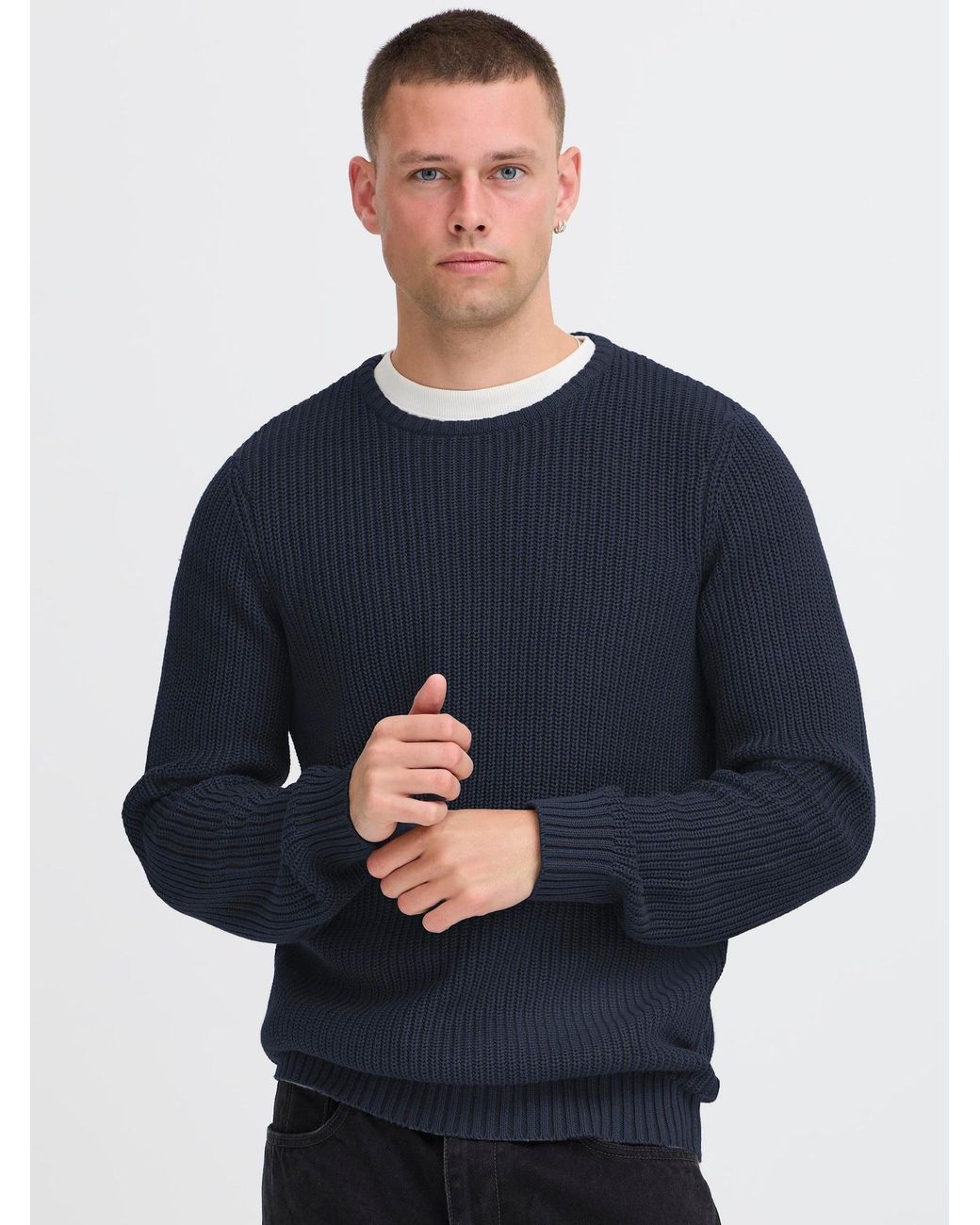 Blend Strickpullover Bhdeno in Blue für Herren
