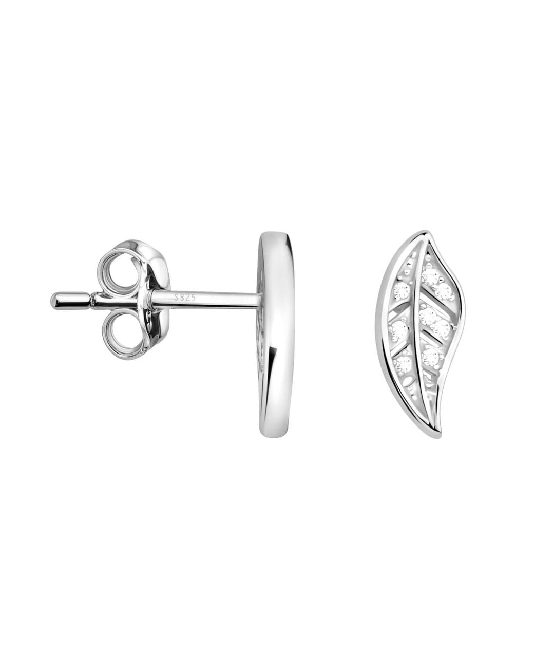 Sofia Milani Metallic Ohrringe Leaf