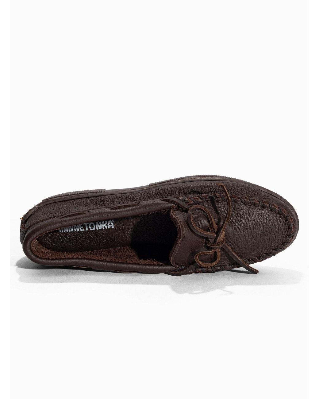 Minnetonka Brown Mokassin Moosehide Classic