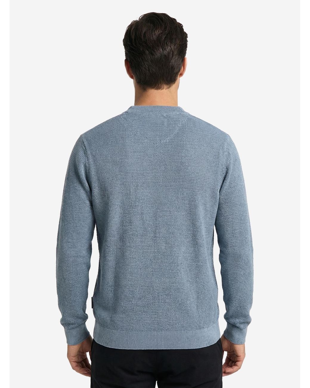 CASA MODA Strickjacke Basic in Blue für Herren