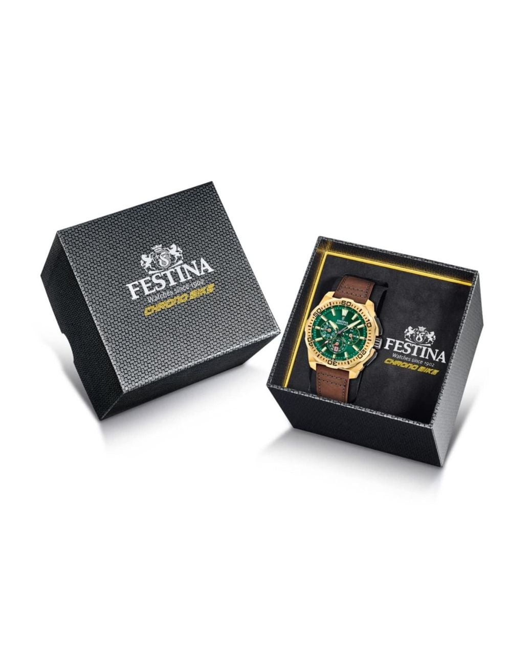 Festina Analoguhr Chronograph Chrono Bike in Green für Herren