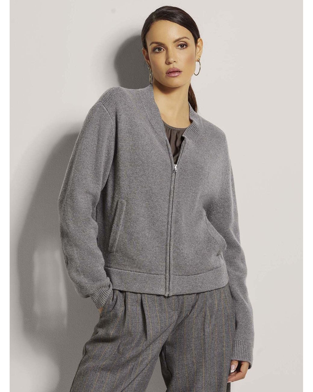 Madeleine Gray Strickblouson