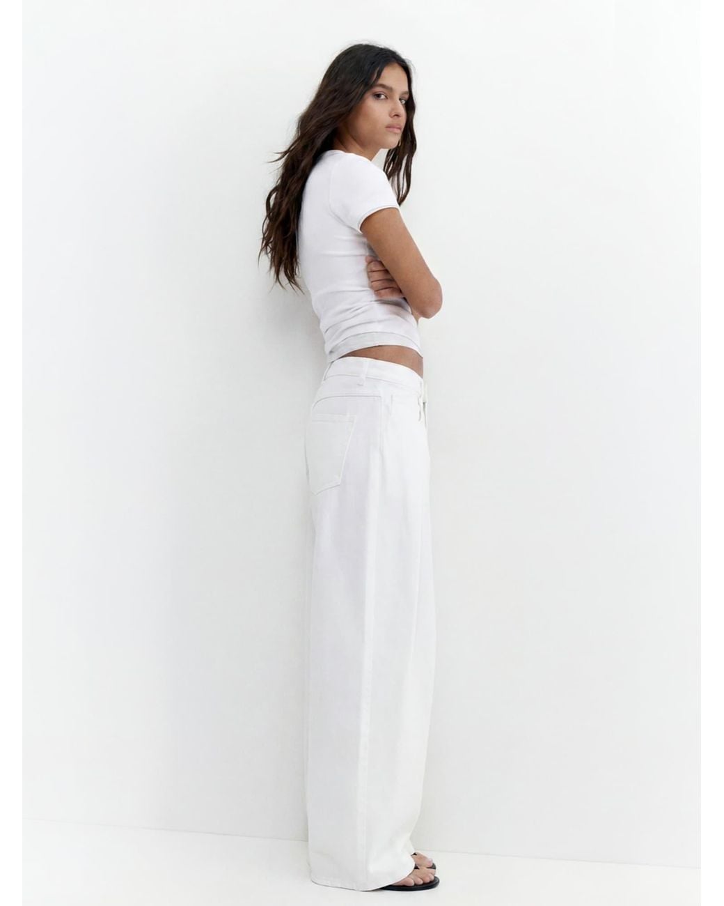 Pull&Bear White Jeans