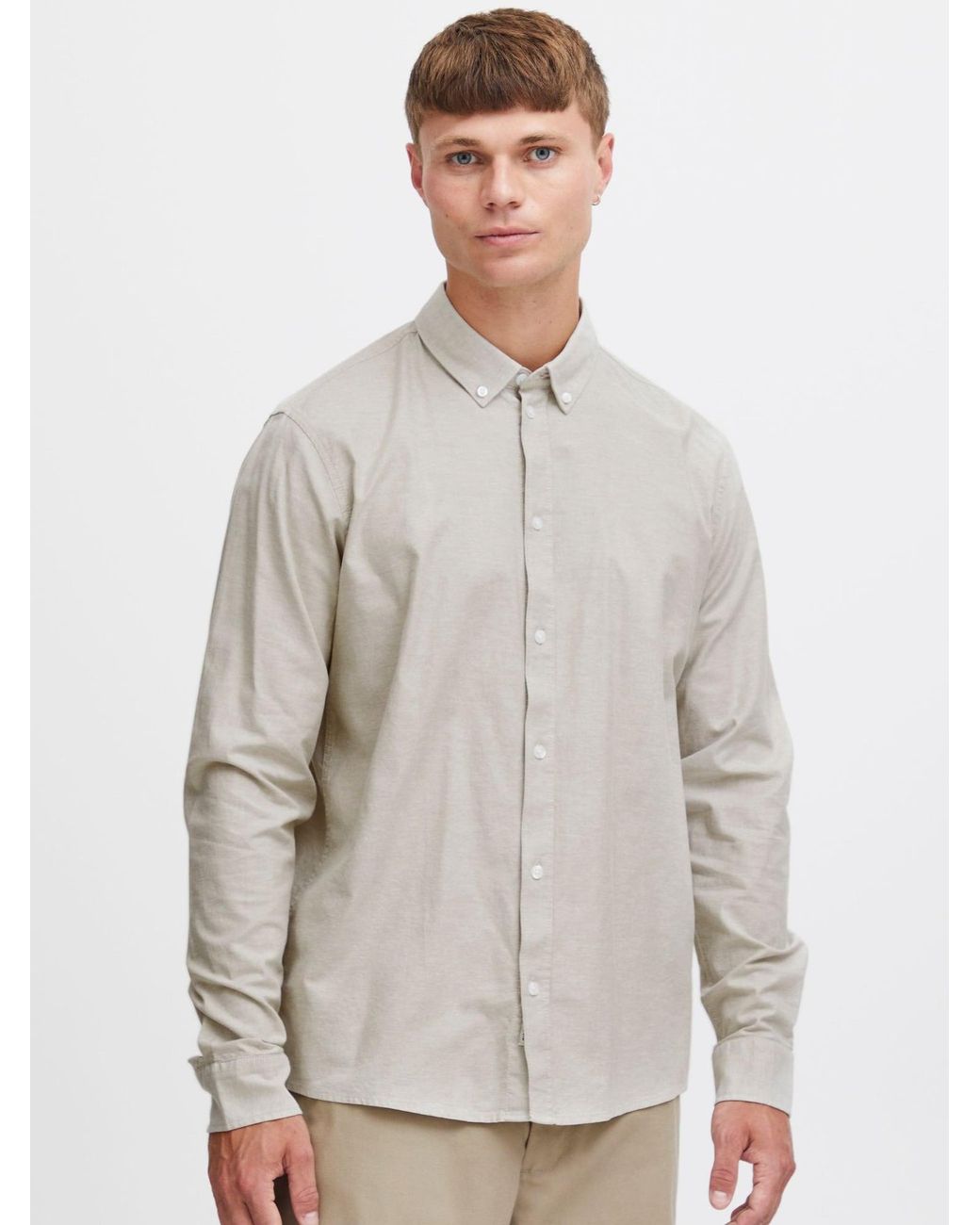 Solid Hemd Val in White für Herren