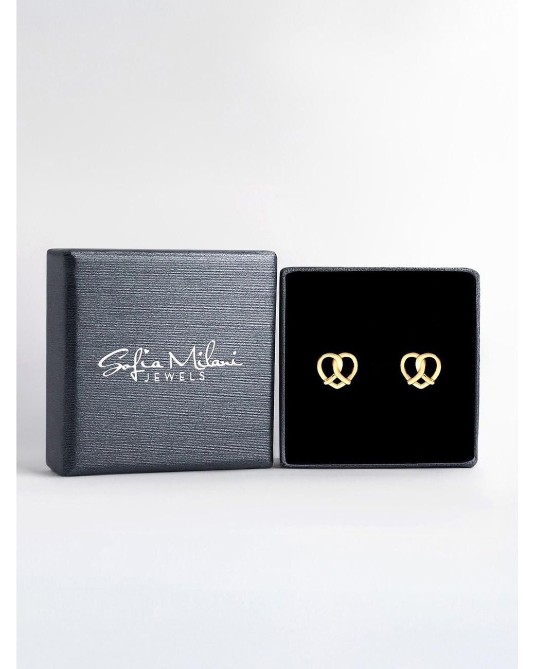 Sofia Milani Metallic Ohrringe Heart