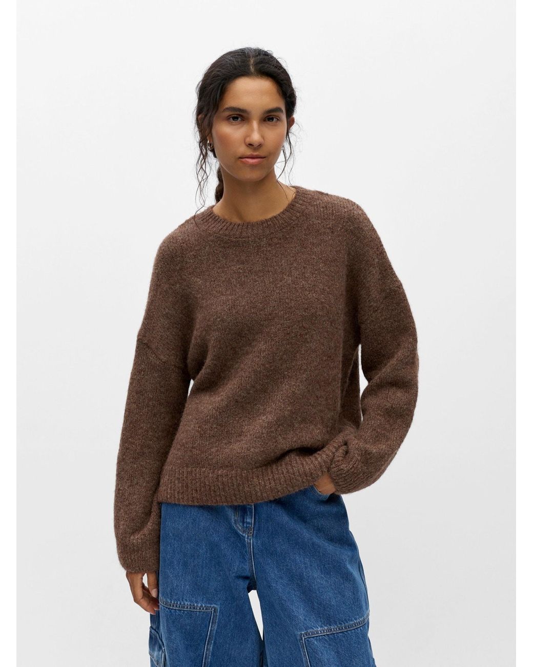Object Blue Pullover Objsaggia