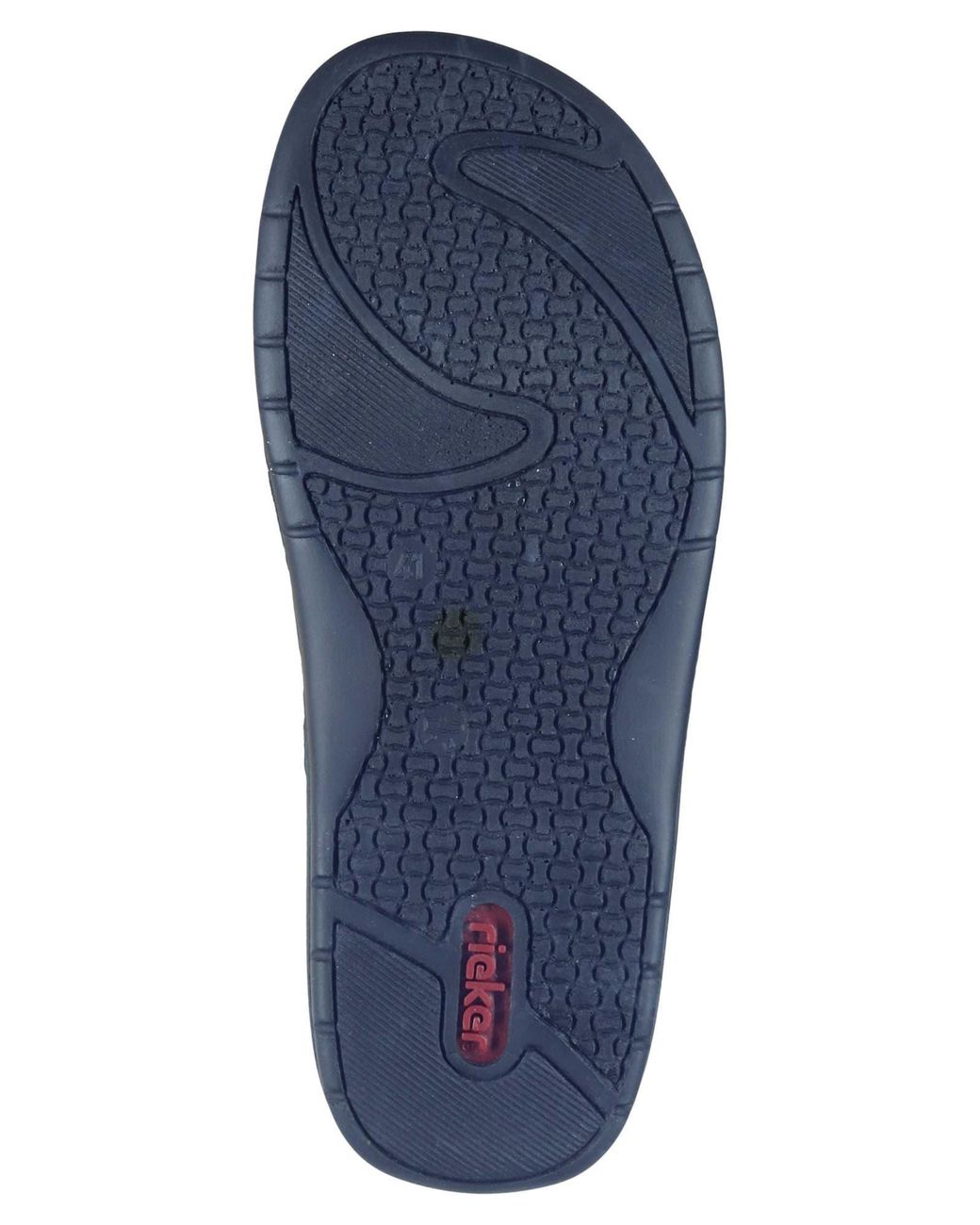 Rieker Pantolette Basic in Blue für Herren