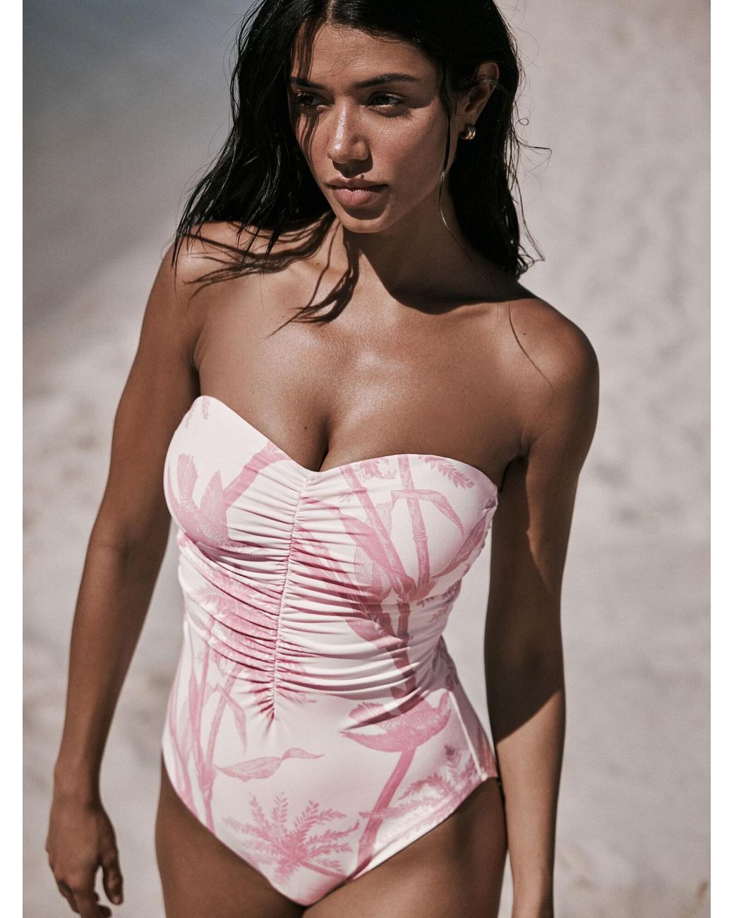 Next Pink Badeanzug