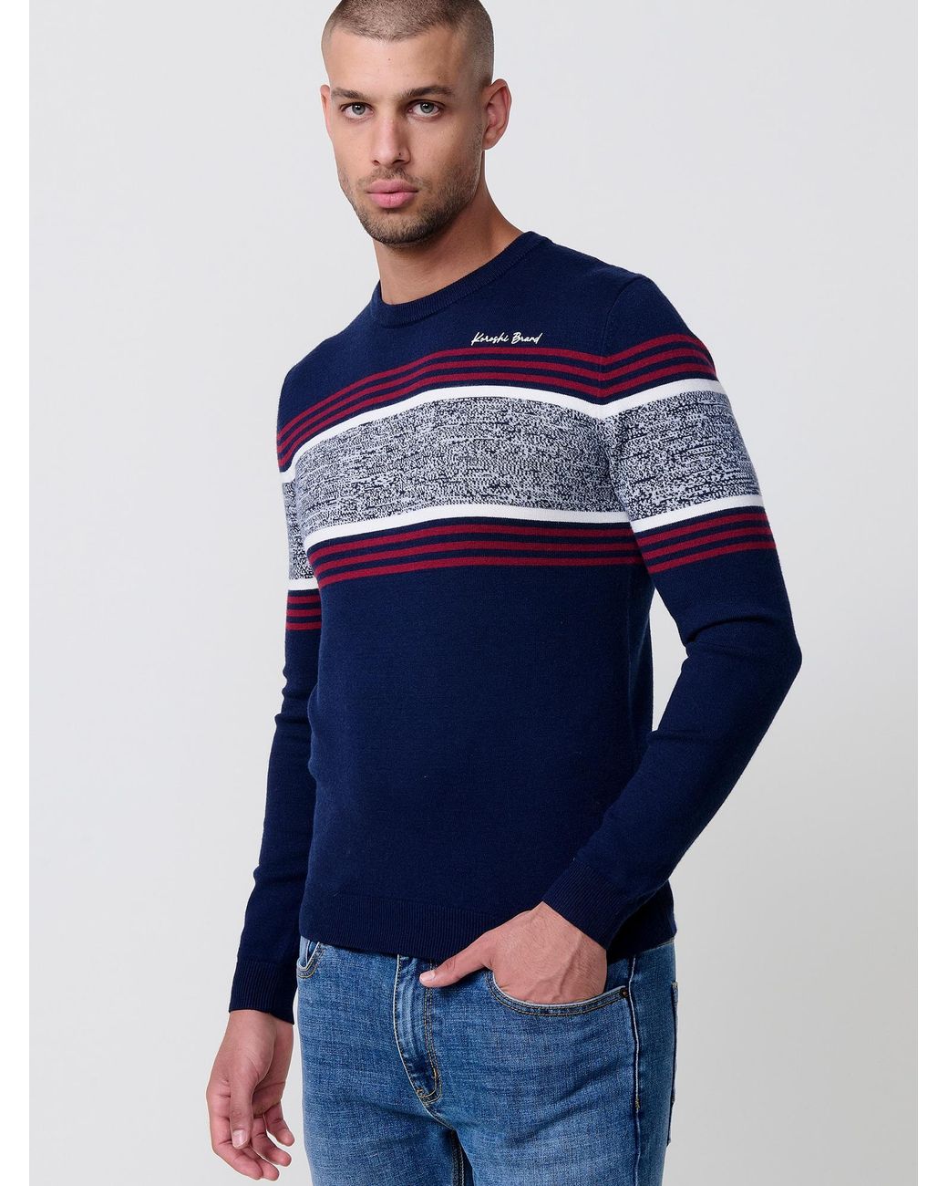 Koröshi Blue Pullover