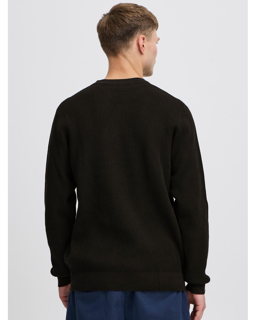 Solid Pullover Hami in Black für Herren