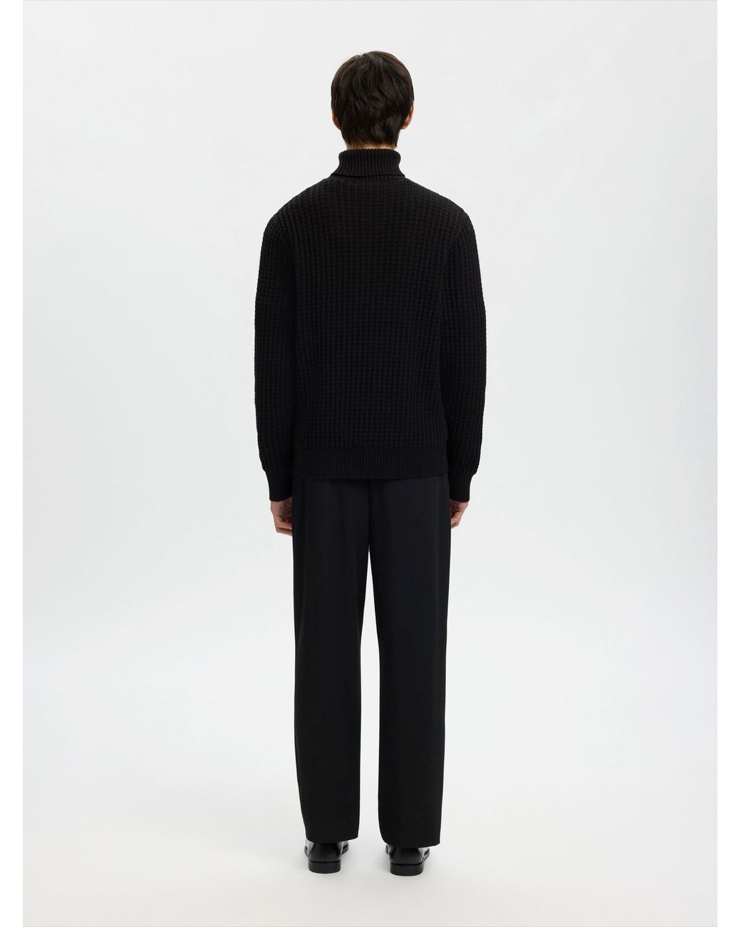 SELECTED Pullover Slhtom in Black für Herren