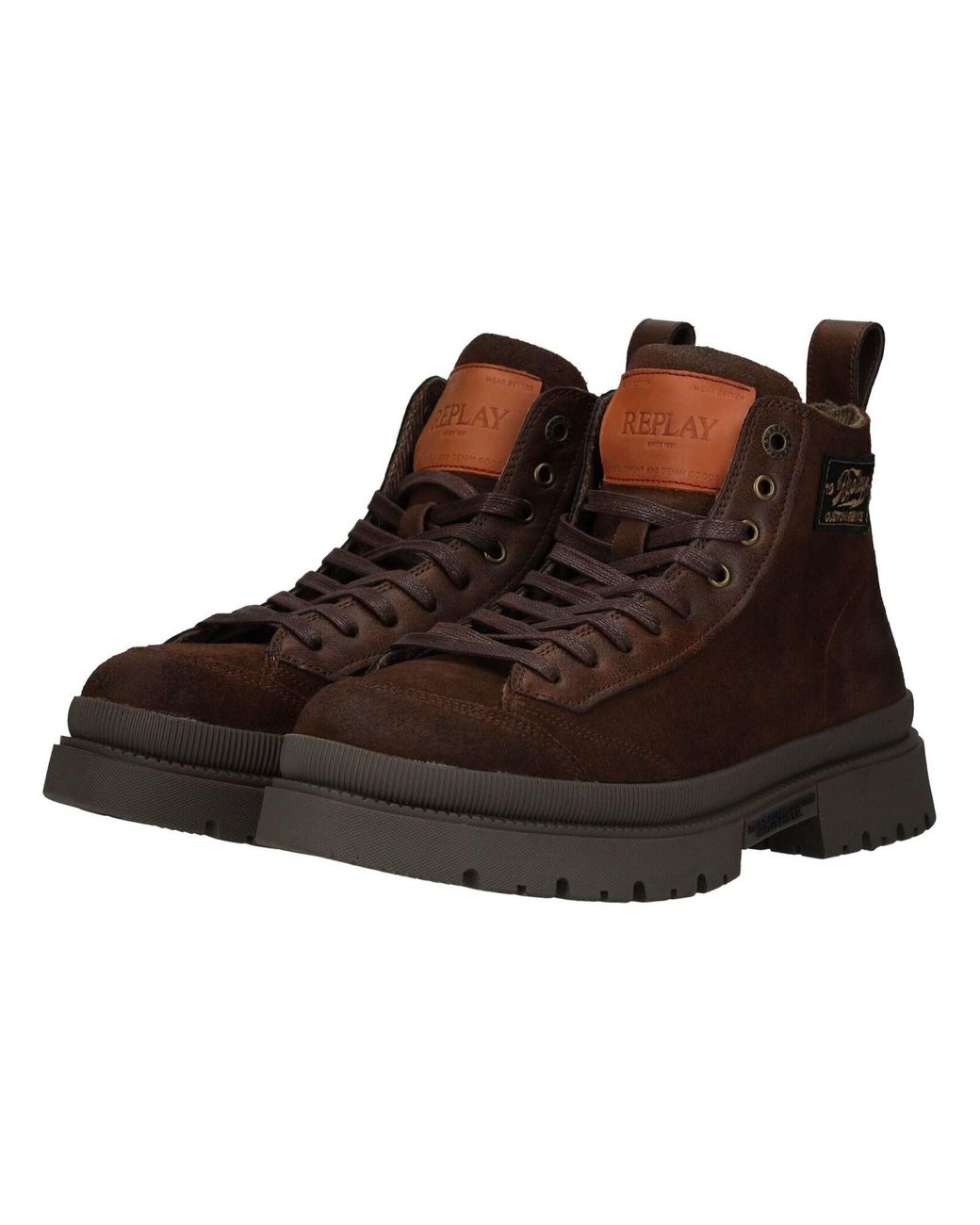 Replay Schnürstiefel in Brown für Herren