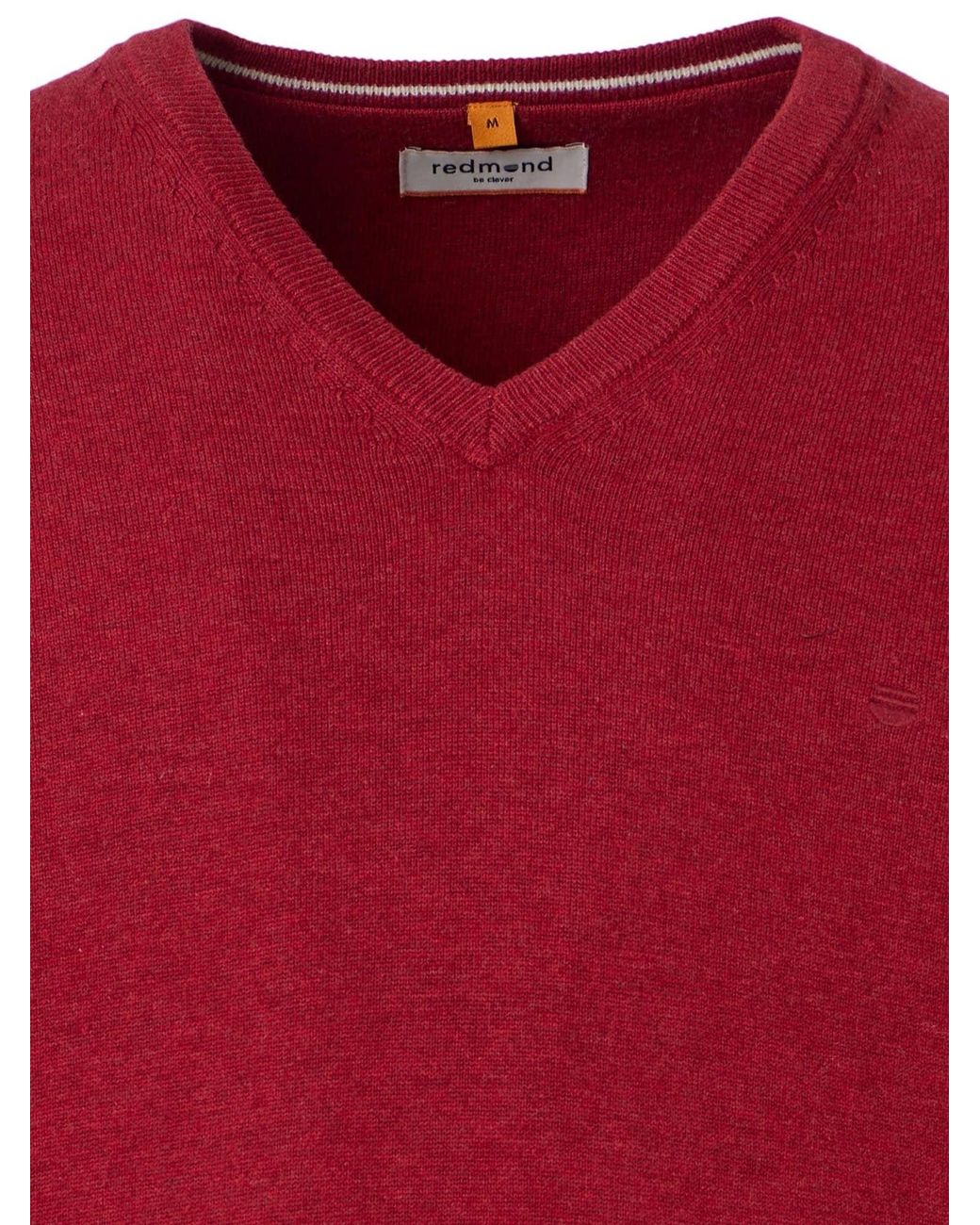 Redmond Pullover Basic in Red für Herren