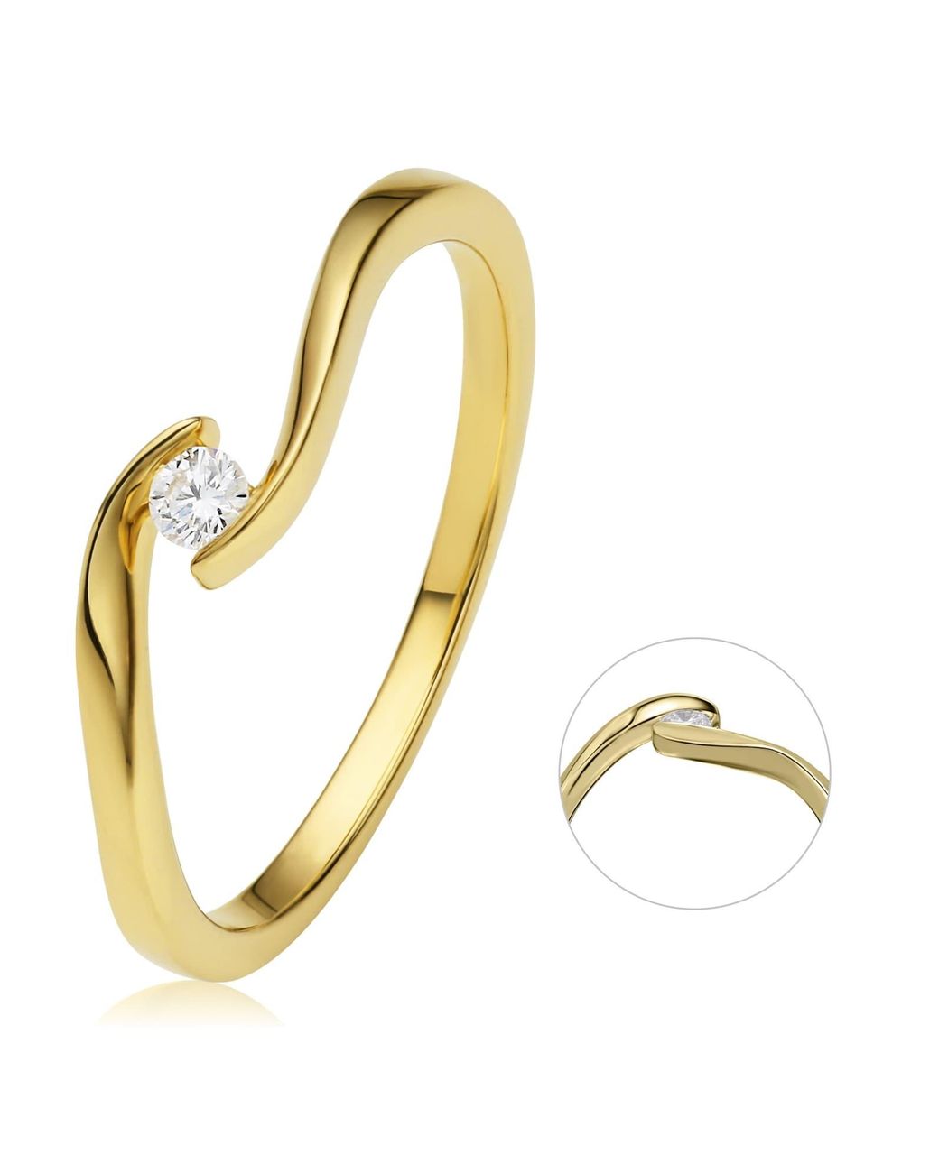 ONE ELEMENT Metallic Ring Spannfassung