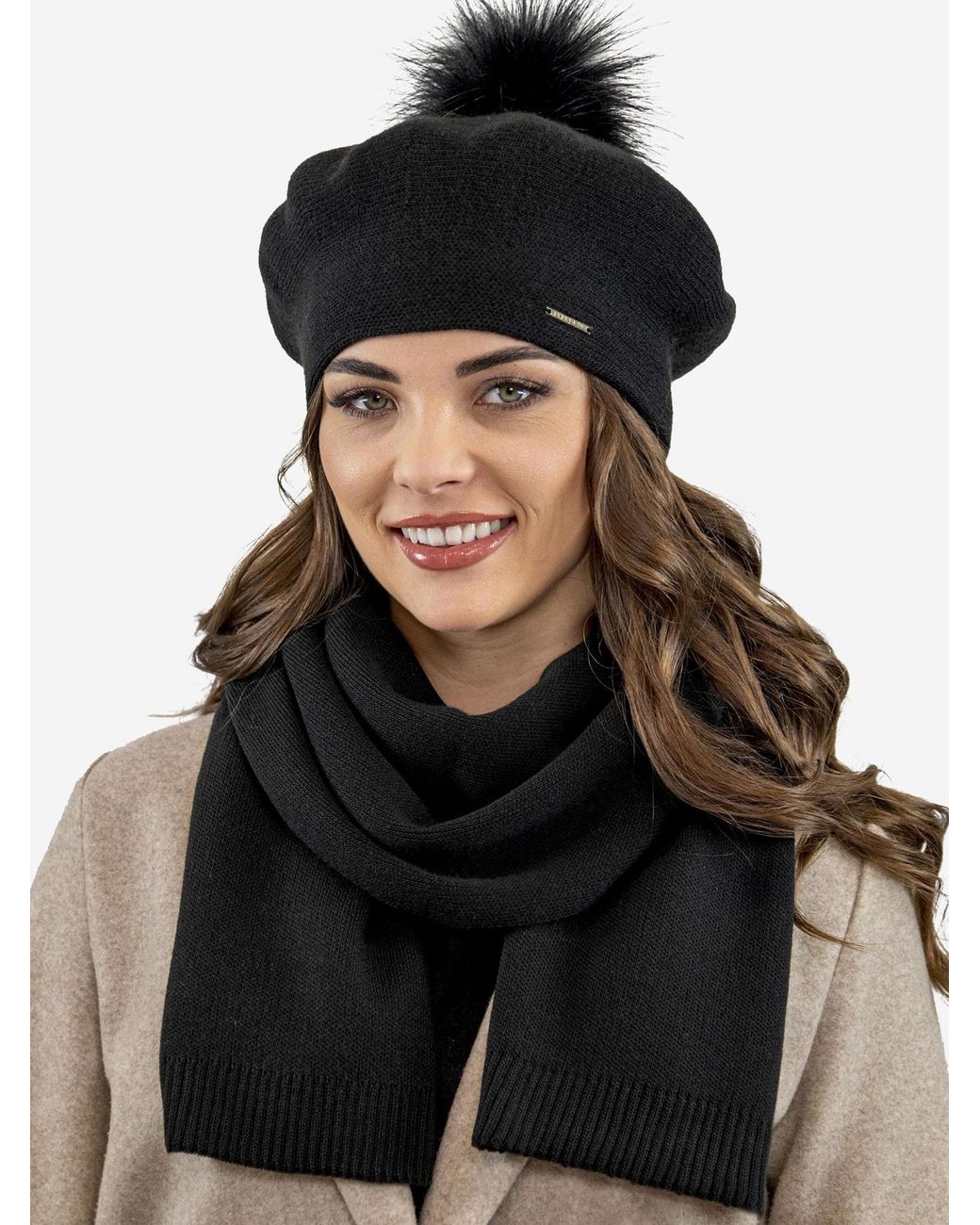 Vivience Black Mütze 7035 Set