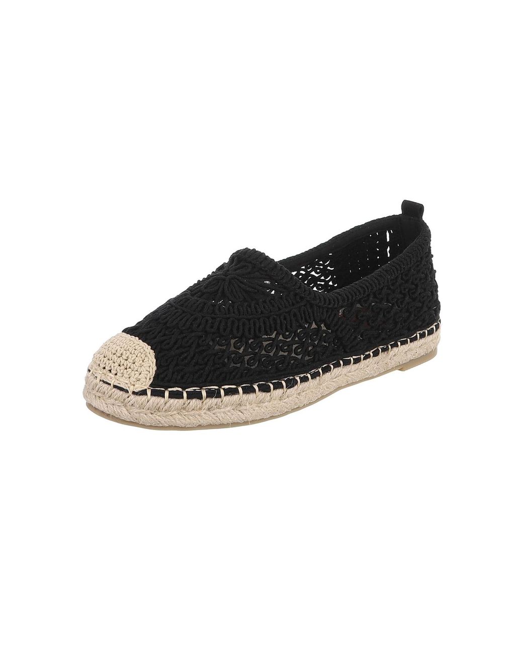 Ital-Design Black Espadrilles